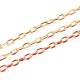 Звенья цепи из золотой латуни ручной работы CHC-M021-66B-11-1