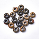 Perline europee con foro grande di diaspro policromo naturale/pietra di picasso/diaspro picasso G-Q442-11-1