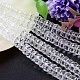 Faceted Flat Round Imitation Austrian Crystal Bead Strands G-M189-4x8mm-01A-1