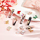 CRASPIRE Butterfly Nail Charms 28pcs 14 Style 3D Nail Char Pearl Rhinestone Bowknot Heart Nail Art Decoration Accessories for DIY Jewelry Making Accessaries MRMJ-CP0001-14-5