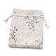 Bolsas de embalaje de poliéster (algodón poliéster) Bolsas con cordón ABAG-T006-A06-2