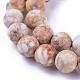 Brins de perles de jaspe impérial naturel X-G-I122-8mm-17-3