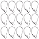 SUNNYCLUE 100Pcs 304 Stainless Steel Leverback Earring Findings STAS-SC0006-68-1