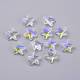 Faceted Glass Charms GLAA-H101-A-12-1