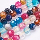 Natürliche Achat Perlen Stränge G-P365-03-4mm-1