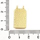 Подвески прямоугольника латуни KK-S508-03D-G-3