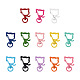 Fashewelry 26шт 13 цвета цинкового сплава краска для выпечки поворотные застежки FIND-FW0001-25-1