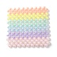 Tapis de tasse de perles de citrouille acrylique transparent 6 couleurs AJEW-CM00001-4