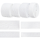Benecreat 8 Yards 4 Stile Polyester rutschfestes Silikon elastisches Greifband für Kleidungsstück-Nähprojekte OCOR-BC0005-76-1