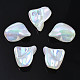 Rainbow Iridescent Plating Acrylic Beads PACR-S221-002-1