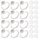 Kit de fabricación de anillos de dedo medio redondo diy dicosmetic DIY-DC0001-29-1
