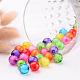 Mixed Color Transparent Acrylic  Faceted Round Beads X-TACR-S086-12mm-M-3