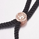 Nylon Twisted Cord Bracelet Making X-MAK-F019-5
