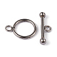 304 Stainless Steel Ring Toggle Clasps STAS-L176-13P-2