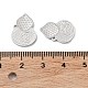 Rhodium Plated 925 Sterling Silver Pendants STER-C003-11P-3