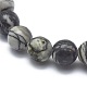 Natural Netstone Bead Stretch Bracelets BJEW-K212-B-021-2