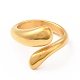 Ионное покрытие (ip) 304 кольцо из нержавеющей стали для мужчин и женщин RJEW-C049-36A-G-2