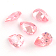 Teardrop Shaped Cubic Zirconia Pointed Back Cabochons ZIRC-R011-10x8-08-1