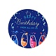 Feliz cumpleaños etiquetas de regalo de papel kraft DIY-D056-01B-1