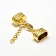 Zinc Alloy Ends with Iron Chains PALLOY-N0091-02G-2