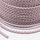 Eco-Friendly Braided Leather Cord WL-E008-3mm-20-2