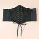 Wadorn 1pc cinture corsetto elastiche larghe in pelle pu AJEW-WR0002-01C-4