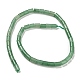 Verde naturale perline avventurina fili G-Q1008-A18-2