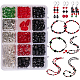 Sunnyclue 1 caja kit de suministros para hacer joyas de diy que incluye cuentas variadas DIY-SC0005-57-1