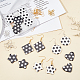 Olycraft bricolage kits de fabrication de boucles d'oreilles pendantes DIY-OC0006-94-6