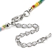 Verre collier de perles NJEW-Z029-05H-3