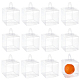 Nbeads 12 Stück hängende transparente Geschenkboxen CON-WH0086-046-1