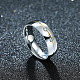 Regali di san valentino anelli per uomo in acciaio al titanio con zirconi cubici RJEW-BB16465-7-5