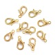 Zinc Alloy Lobster Claw Clasps X-E105-G-NF-2