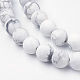 Chapelets de perles de howlite naturelle G-G735-66F-8mm-3
