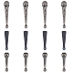 SUPERFINDINGS 12Pcs 3 Style Alloy Cord End FIND-FH0005-92-1