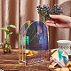 Arricraft uシェイプ＆フラワープラスチック花瓶  ホームディスプレイ装飾用  ミックスカラー  2セット/バッグ DIY-AR0001-62-3