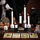 Porcelain Candle Holder AJEW-WH0332-78B-5