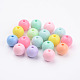 Perles de boule en acrylique solide bubblegum chunky X-SACR-R835-12mm-M-2