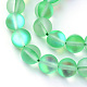 Chapelets de perles en pierre de lune synthétique X-G-R375-6mm-A06-1