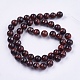 Natural Red Tiger Eye Stone Bead Strands X-G-R193-08-8mm-2