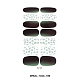 Pegatinas de arte de uñas de tapa completa MRMJ-T040-186-2