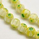 Round Millefiori Glass Beads Strands LK-P001-27-2