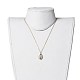 Brass Micro Pave Cubic Zirconia Pendant Necklaces and Dangle Earrings Jewelry Sets SJEW-JS01011-8