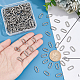 UNICRAFTALE about 200pcs Oval Linking Rings 201 Stainless Steel Link Connectors Oval Connectors 11x4mm Inner Diameter Metal Jewelry Links Closed but Unsoldered Linking Ring for Jewelry Making STAS-UN0041-30-3
