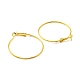 Accessoires de boucle d'oreille huggie hoop en fer IFIN-E025-01D-G-2