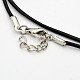 Leather Necklace Making X-MAK-N021-01B-3