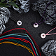 Gorgecraft 40pcs 10 colores fabricación de collar de cordón de poliamida AJEW-GF0003-96-4