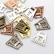 Filigree Trapezoid Plating Zinc Alloy Chandelier Components PALLOY-N0099-07-1