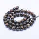 Chapelets de perles en pierre gemme naturelle G-F531-8mm-P-2