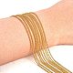 PandaHall Elite 5 Meter Brass Twist Chains Curb Chains Size 3x2mm Jewelry Making Chain Golden CHC-PH0001-08G-NF-2